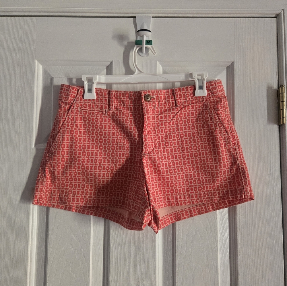 Stylish Pink Patterned Women Shorts
